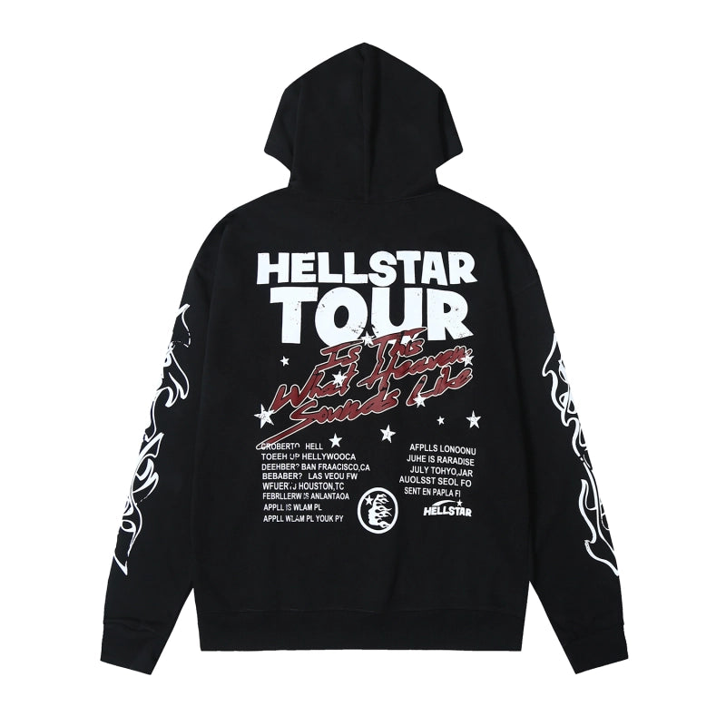 Hellstar Records Hoodie Black