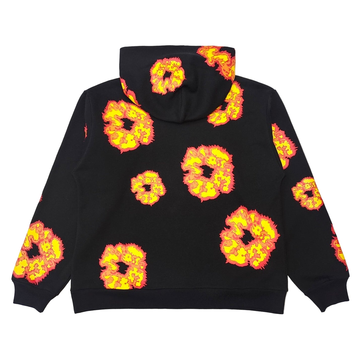 Offset Tears Hoodie Black