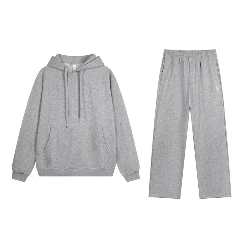 Alo Set Hoodie Grey