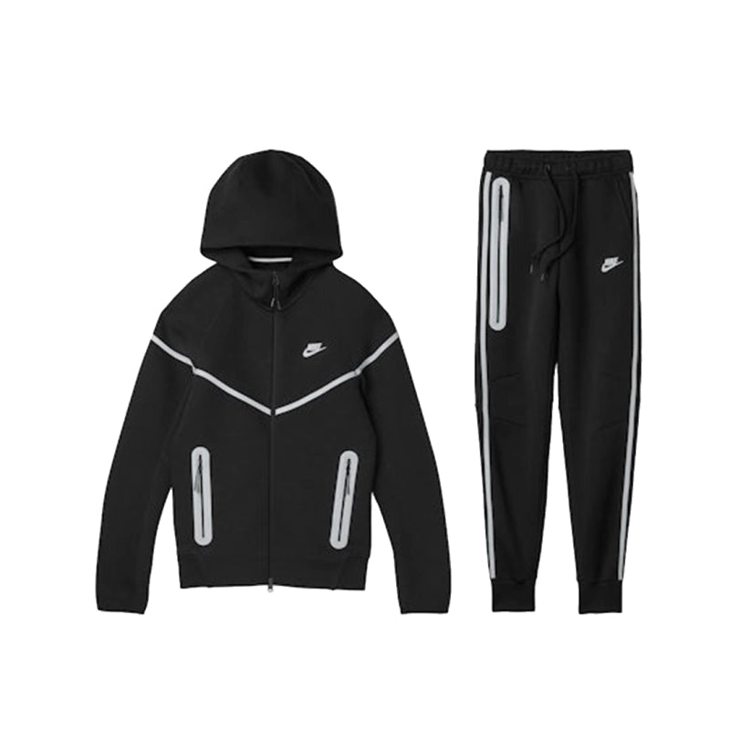 Nike Tech Full Set Black White