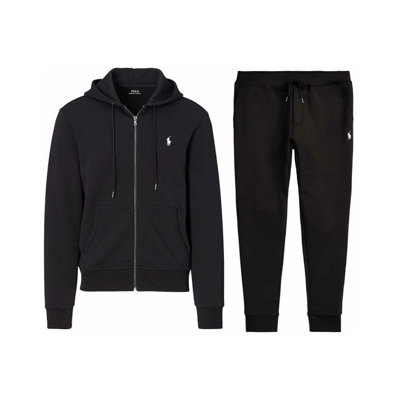 Polo Full Jacket Set Black