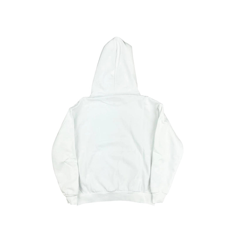 Sp5der Hoodie OG Rhinestone White