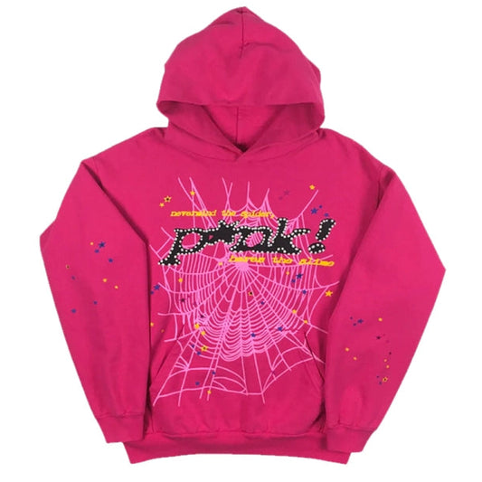 Sp5der Hoodie V2 Pink (SPECIAL OFFER)