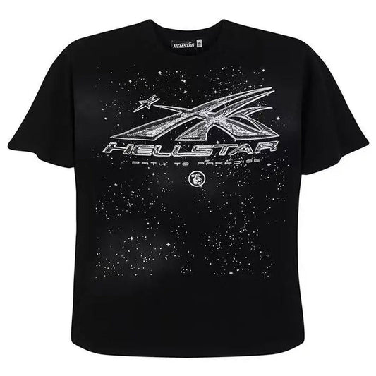 Hellstar Chrome Logo Graphic P2P T-Shirt Black (SPECIAL OFFER)
