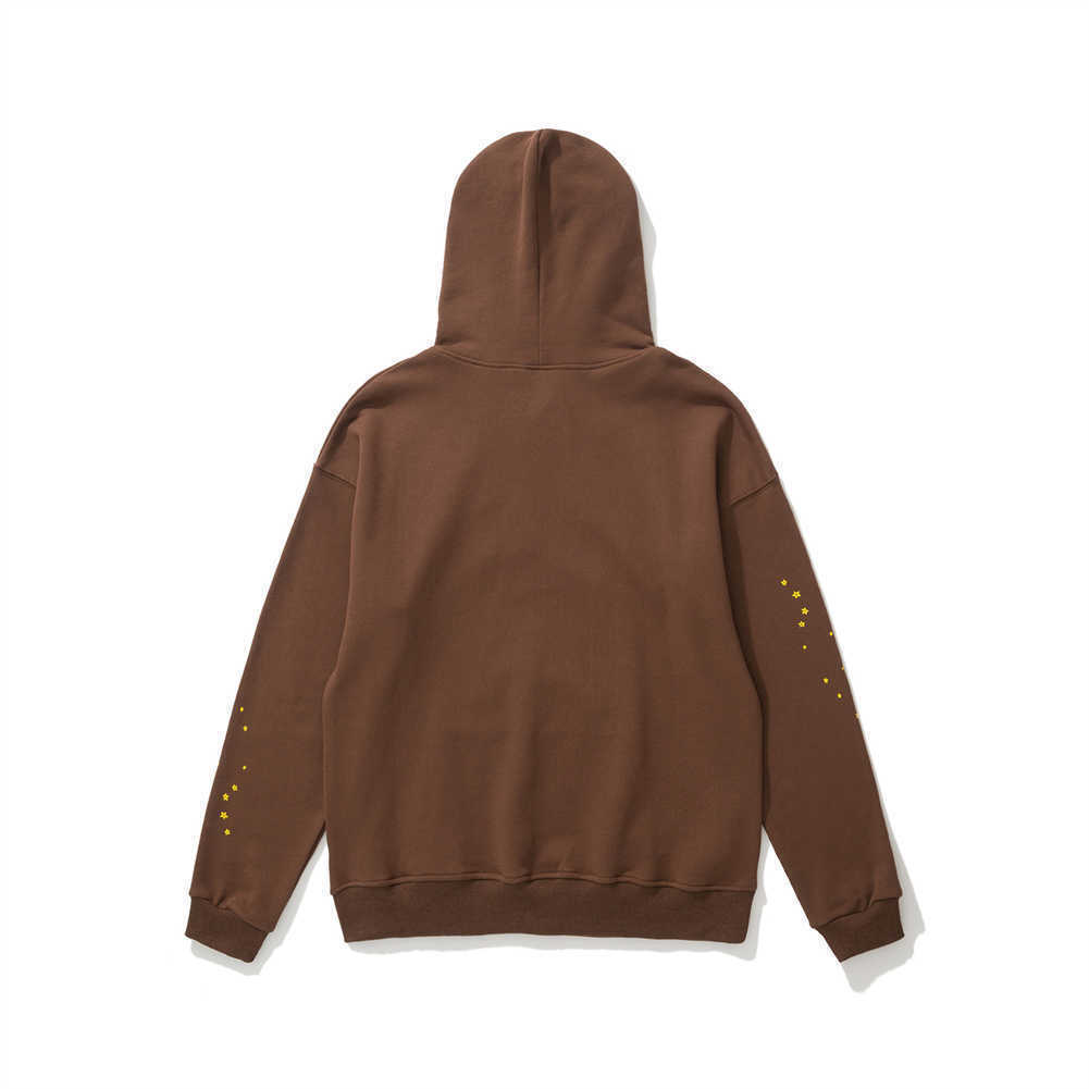 Sp5der Hoodie Brown Pink