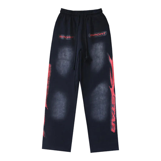 Hellstar Pants Black And Red