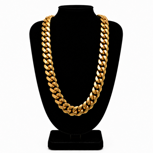 Cuban Link Chain Gold Butterfly Clasp 14k (SPECIAL OFFER)