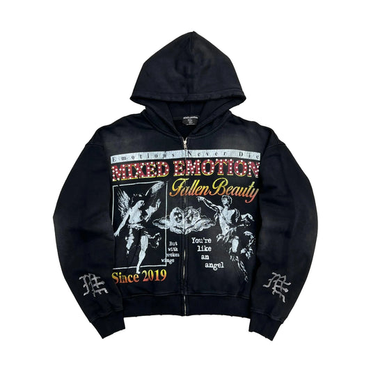 Mixed Emotion Hoodie Black