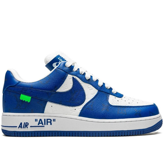 Louis Vuitton x Nike Air Force 1 Low By Virgil White and Blue