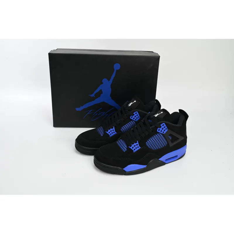 Jordan 4 Retro Black Game Royal