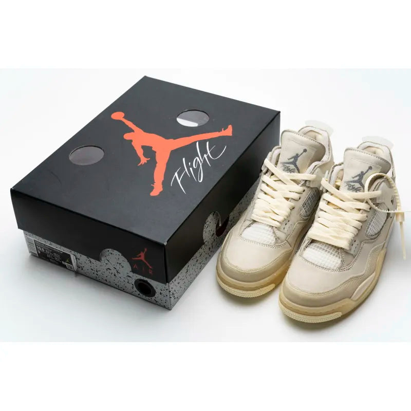 Jordan 4 Retro Off-White Sail