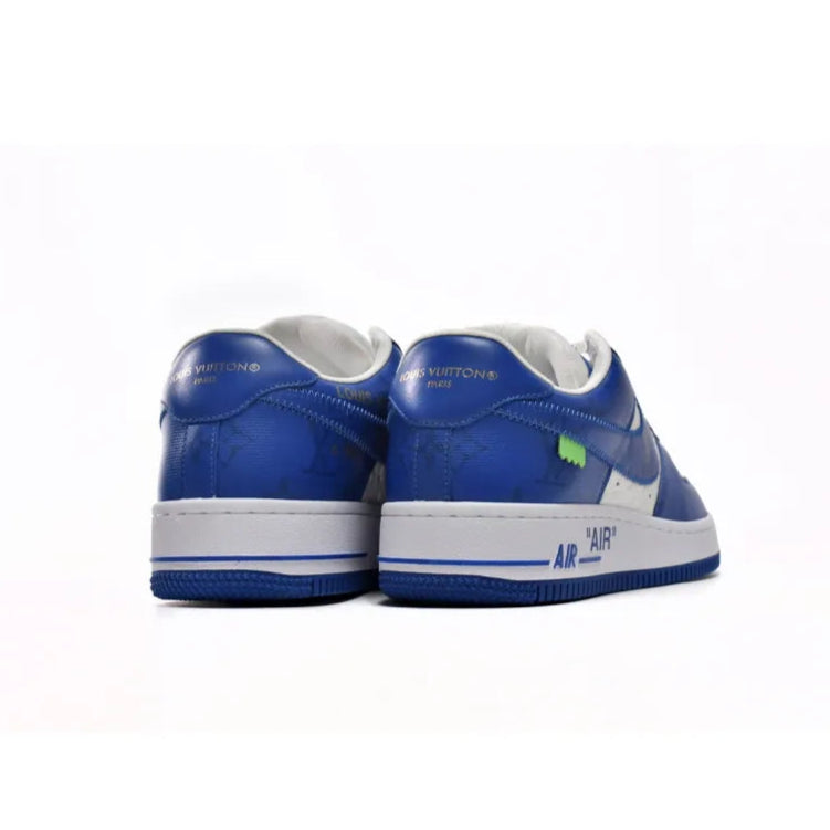Louis Vuitton x Nike Air Force 1 Low By Virgil White and Blue