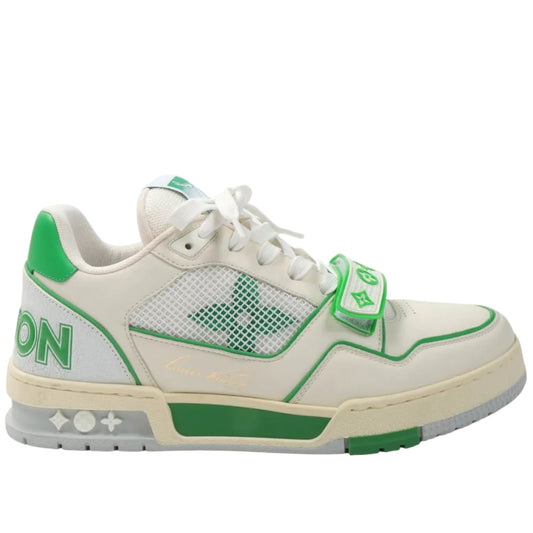 Louis Vuitton Trainer Mesh White and Green