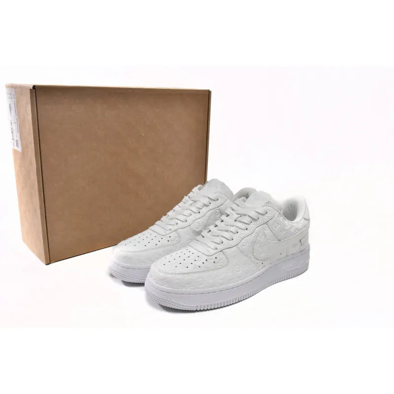 Louis Vuitton x Nike Air Force 1 Low By Virgil All White