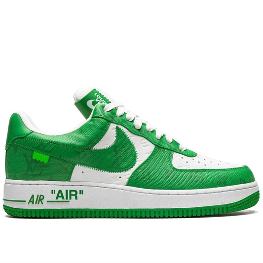 Louis Vuitton x Nike Air Force 1 Low By Virgil White and Green