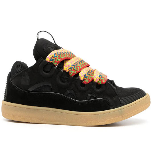 Lanvin Leather Curb Black and Beige