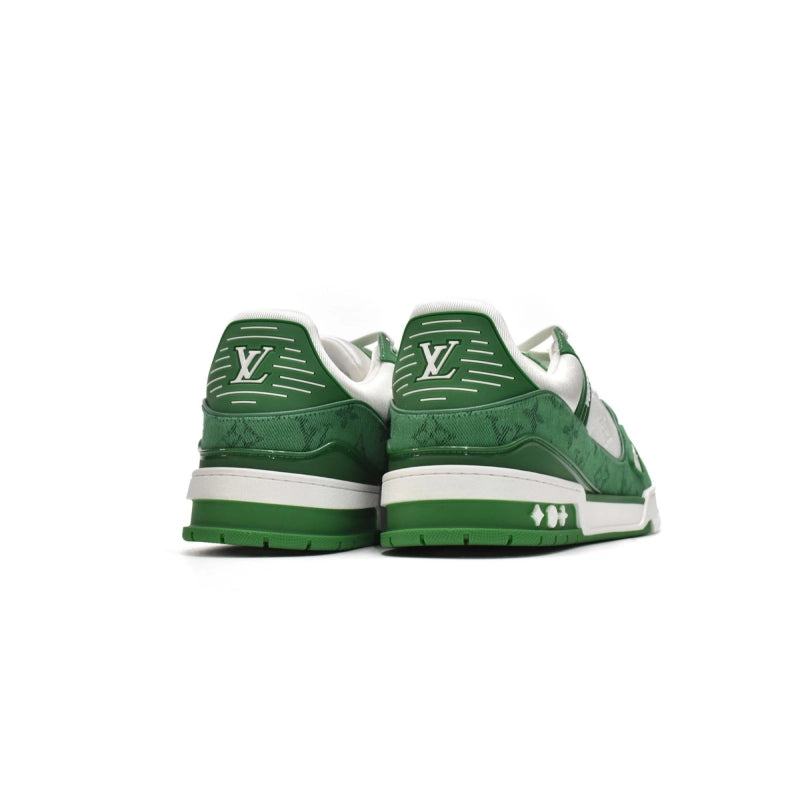 Louis Vuitton Trainer White and Green