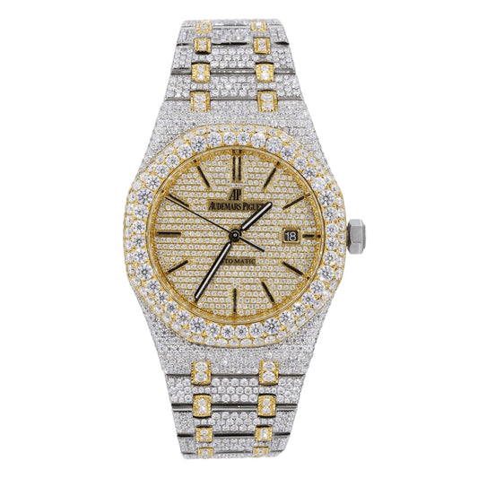 Moissanite AP Watch Gold