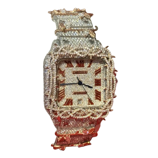 Moissanite Cartier Thorn Watch Gold