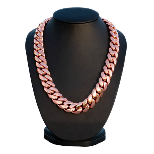 Cuban Link Chain Rose Gold