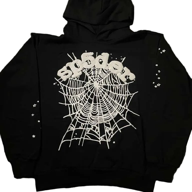 Sp5der Hoodie OG Web Black