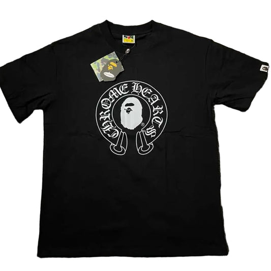Bape X Chrome Hearts T-Shirt Black