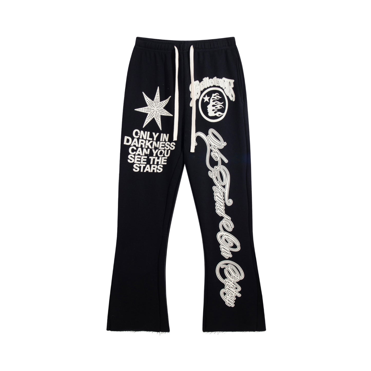Hellstar Sweatpants Black with Star
