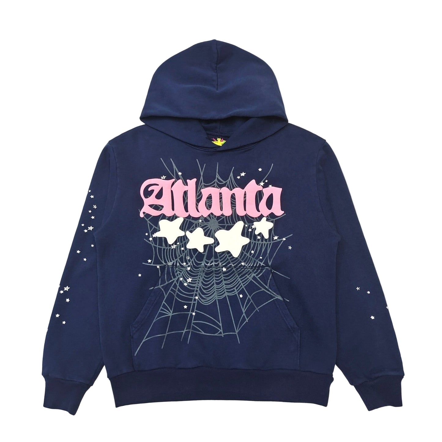 Atlanta Sp5der Hoodie Navy and Pink