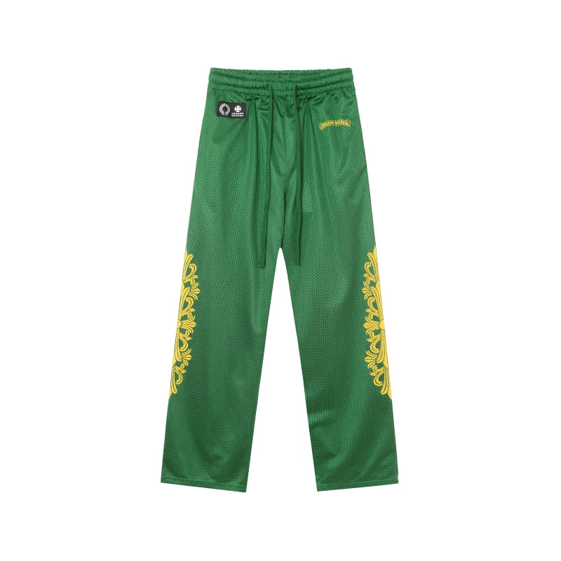 Chrome Hearts Sweatpants Green Yellow