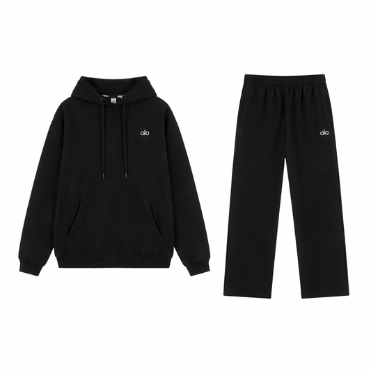 Alo Set Hoodie Black