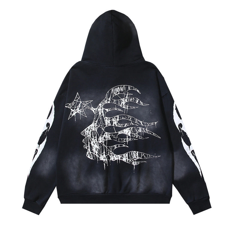 Hellstar Spiderweb Sport Hoodie Black
