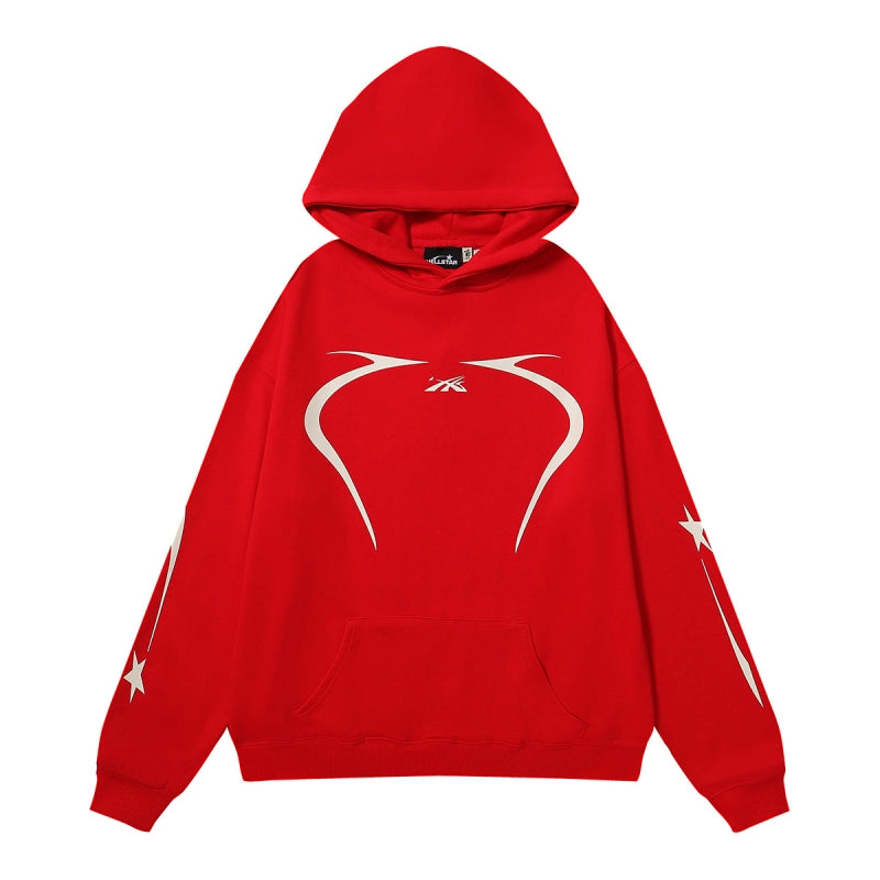 Hellstar Sport Hoodie Red White