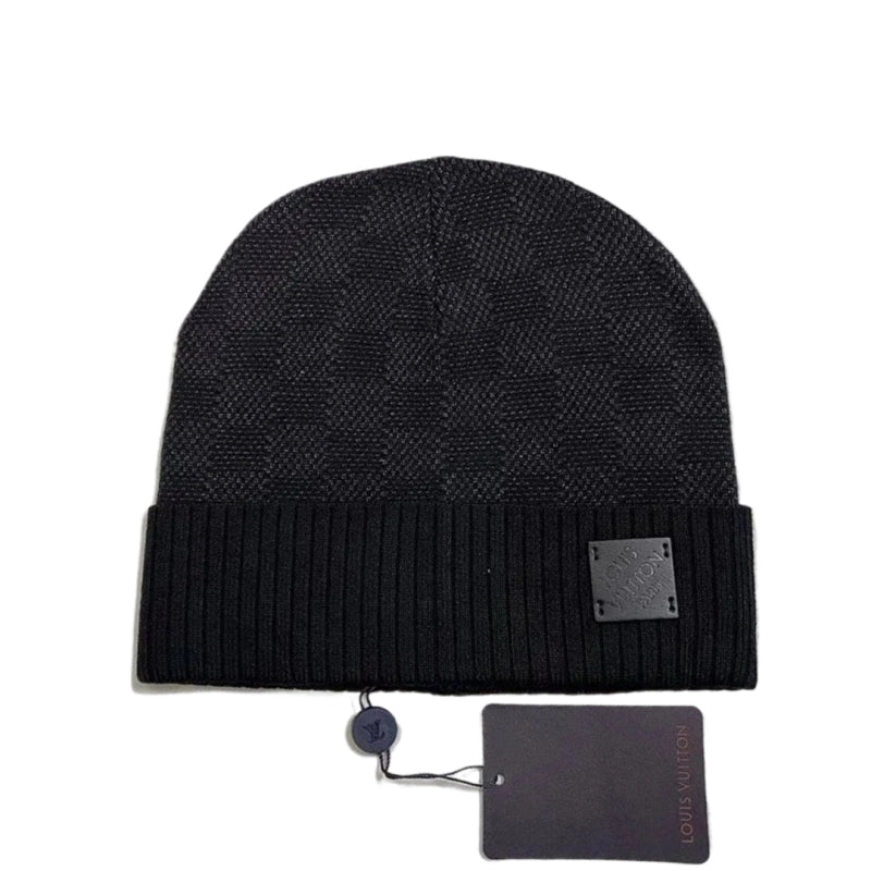 Louis Vuitton Beanie Black Grey