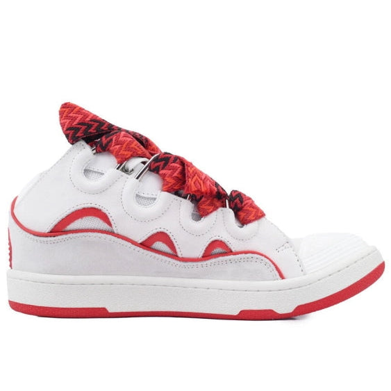 Lanvin Curb White and Red