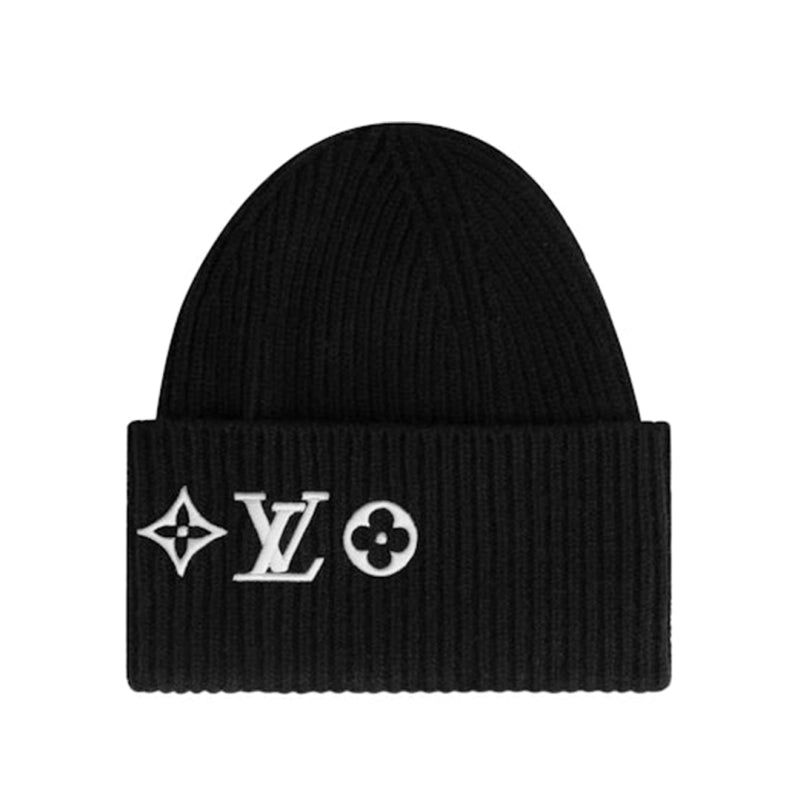 Louis Vuitton Beanie Black White